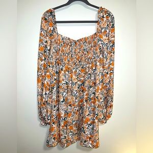 Floral, lightweight, long sleeve dress from Cupshe